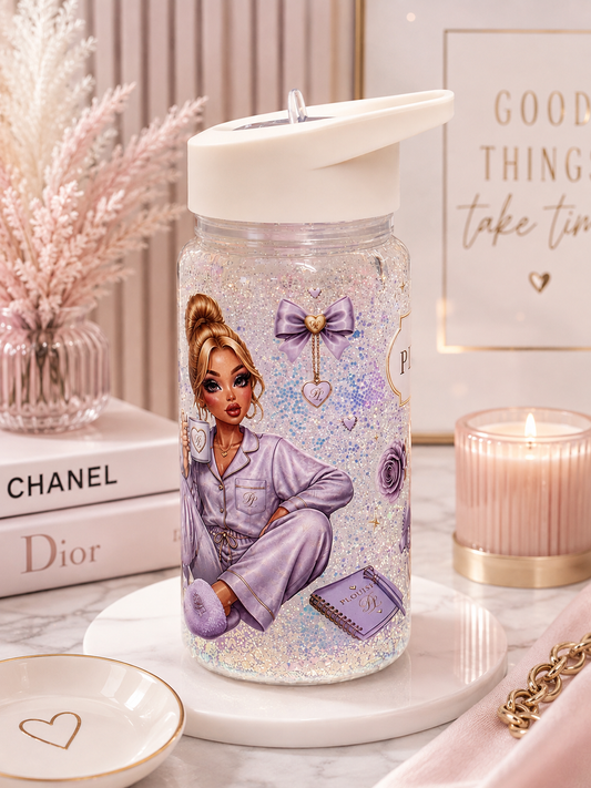 10oz kids snowglobe drinks bottle